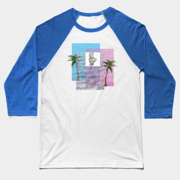 Twin Palms 95 Baseball T-Shirt by Ninjaroll